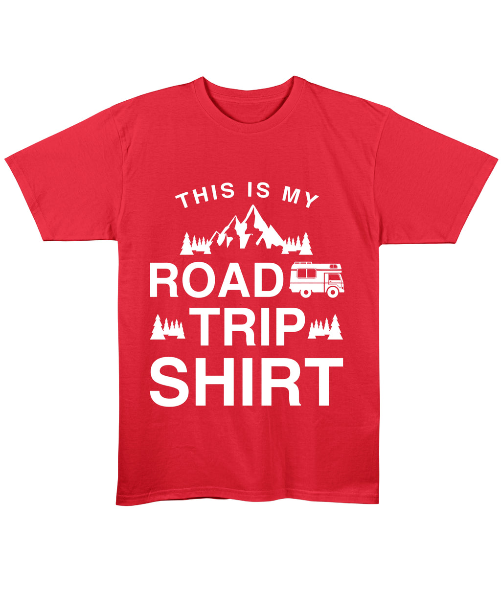 Red Regular Fit T-shirt Front Design