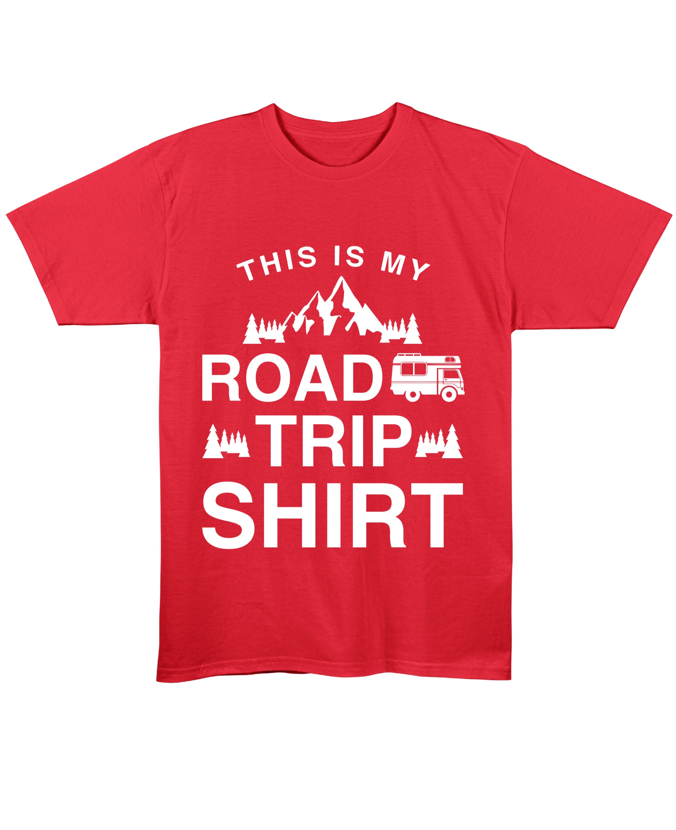Red Regular Fit T-shirt Front Design