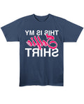 Navy Blue Regular Fit T-shirt Front Design