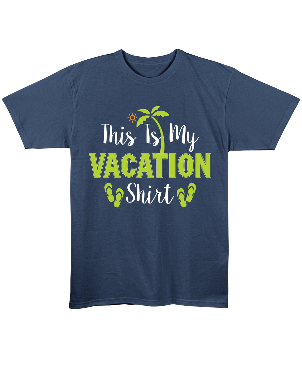 Navy Blue Regular Fit T-shirt Front Design