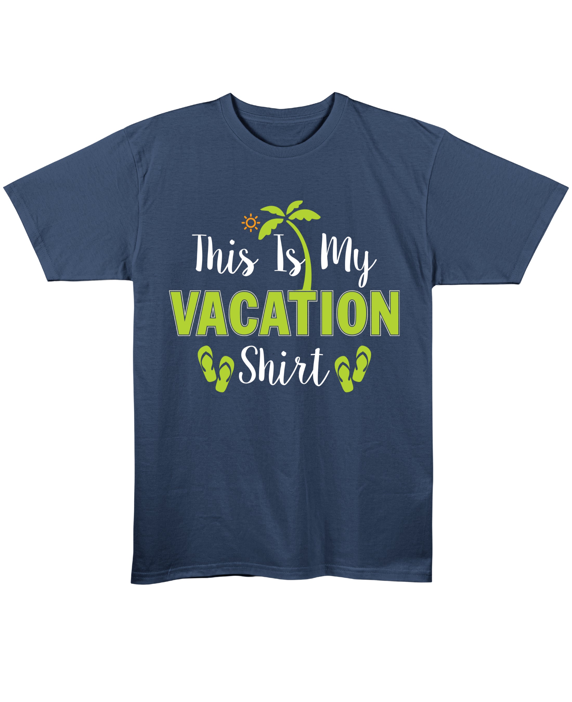 Navy Blue Regular Fit T-shirt Front Design