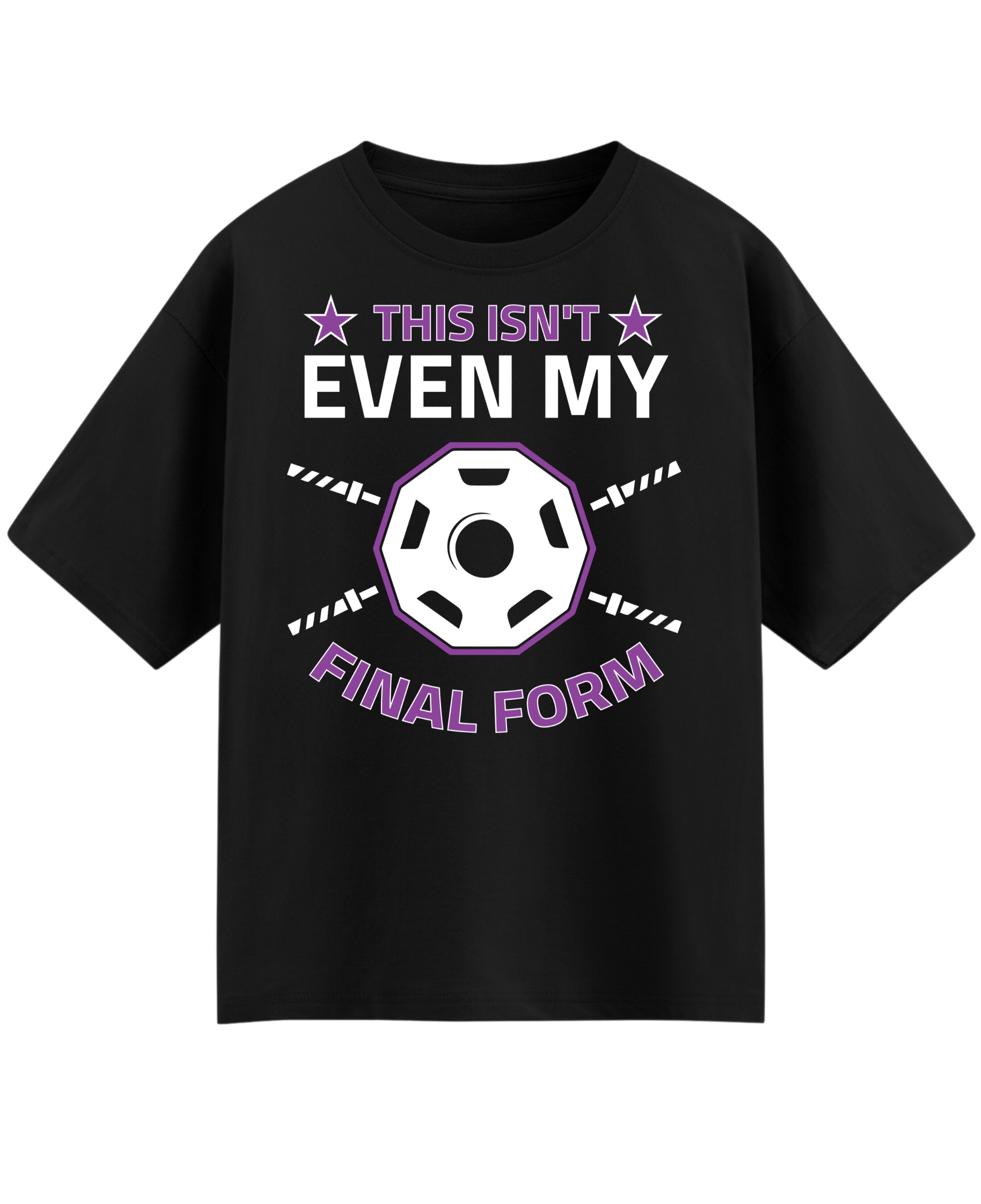 Black Oversized T-shirt Front Design