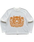 Off-white waffle knit oversized full-sleeve Front Design