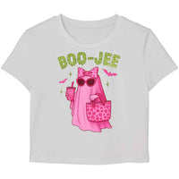 Trendy Boo Jee White Baby Tee
