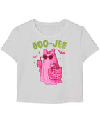 Trendy Boo Jee White Baby Tee