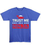 Blue Regular Fit T-shirt Front Design