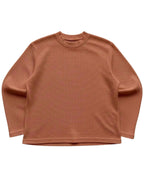 UrbanWeave Graphic Waffle Knit Oversized Full-Sleeve