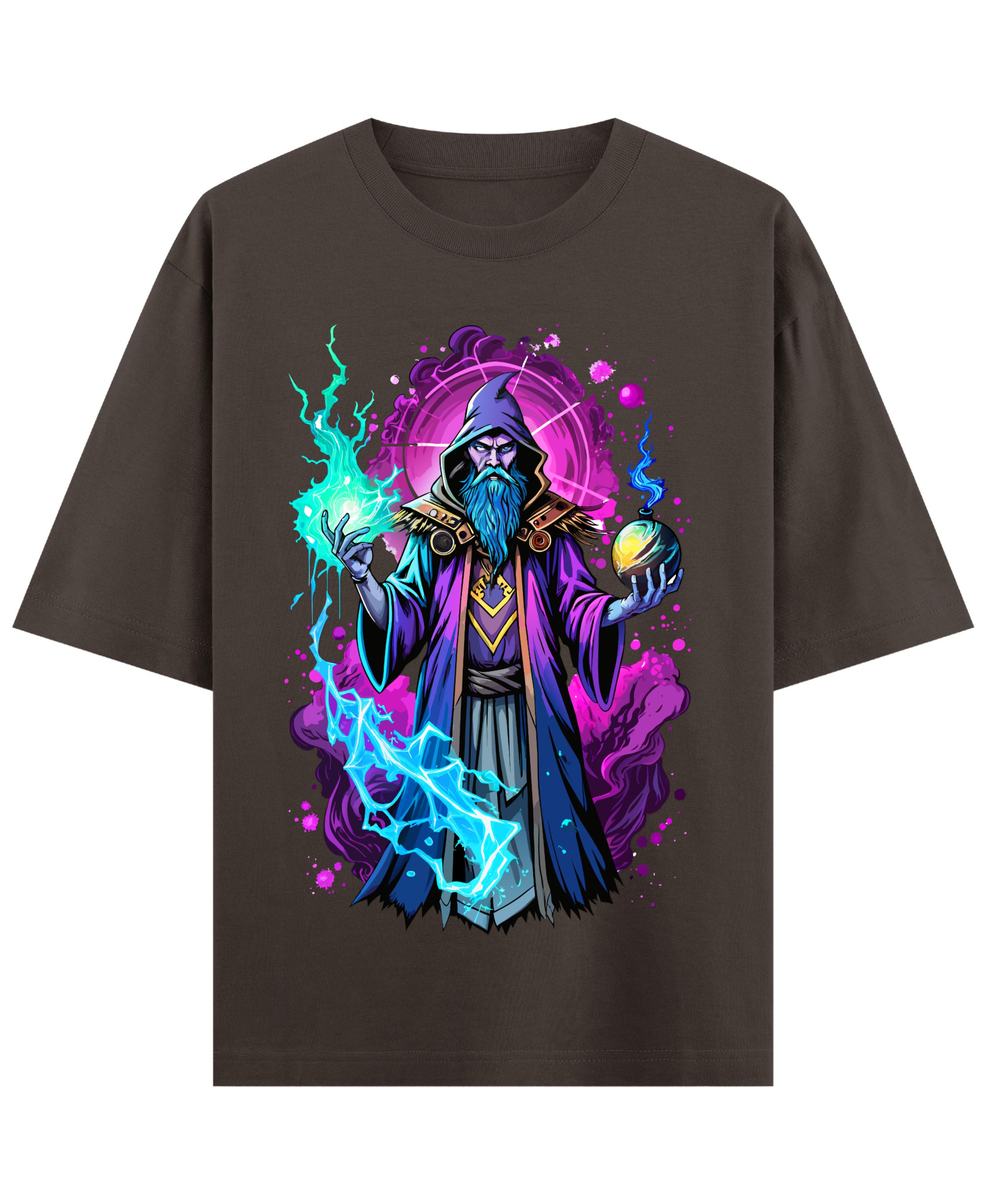 Coffee Oversized T-Shirt Front Design