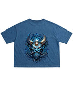 Urban Graphic Denim Wash Boxy Fit Tee