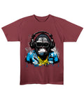 Maroon Regular Fit T-shirt Front Design