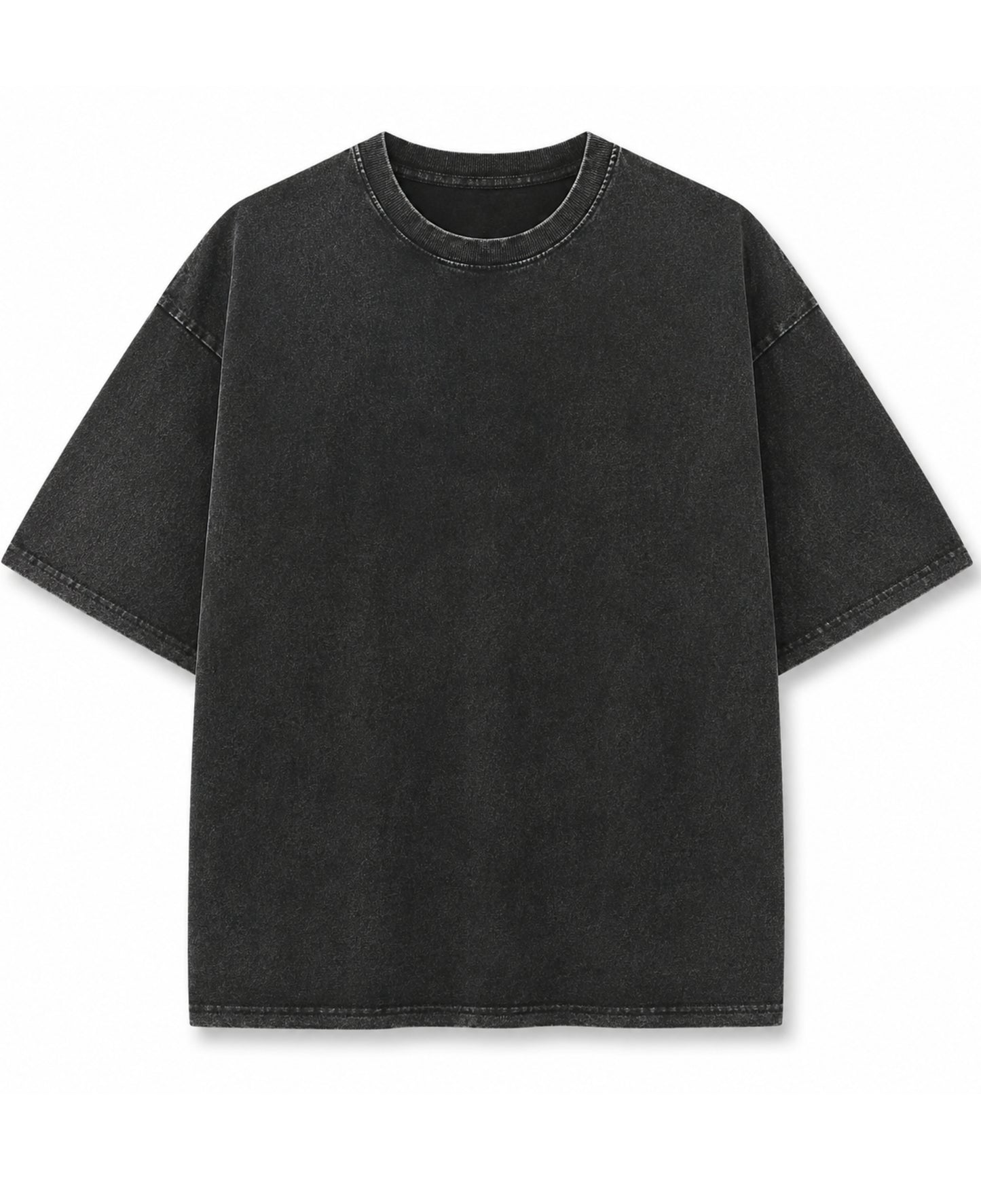 Vintage Fade Wash Oversized T-shirt Front Design