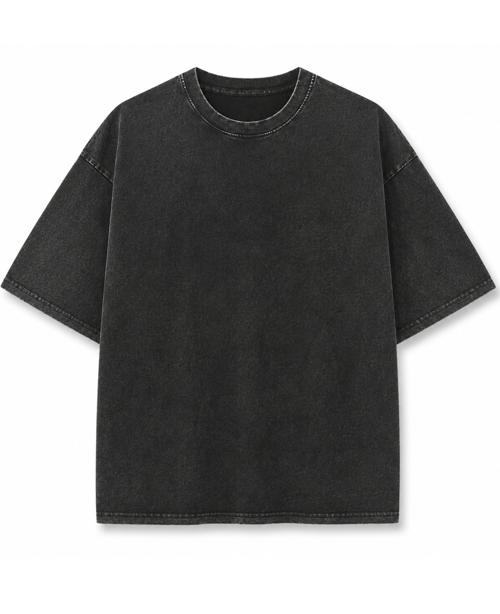Vintage Fade Wash Oversized T-shirt Front Design