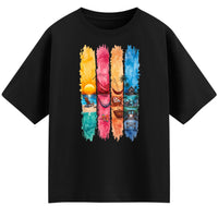 Black Oversized T-shirt Front Design