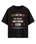 Black Oversized T-shirt Front Design