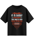Black Oversized T-shirt Front Design