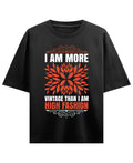 Black Oversized T-shirt Front Design
