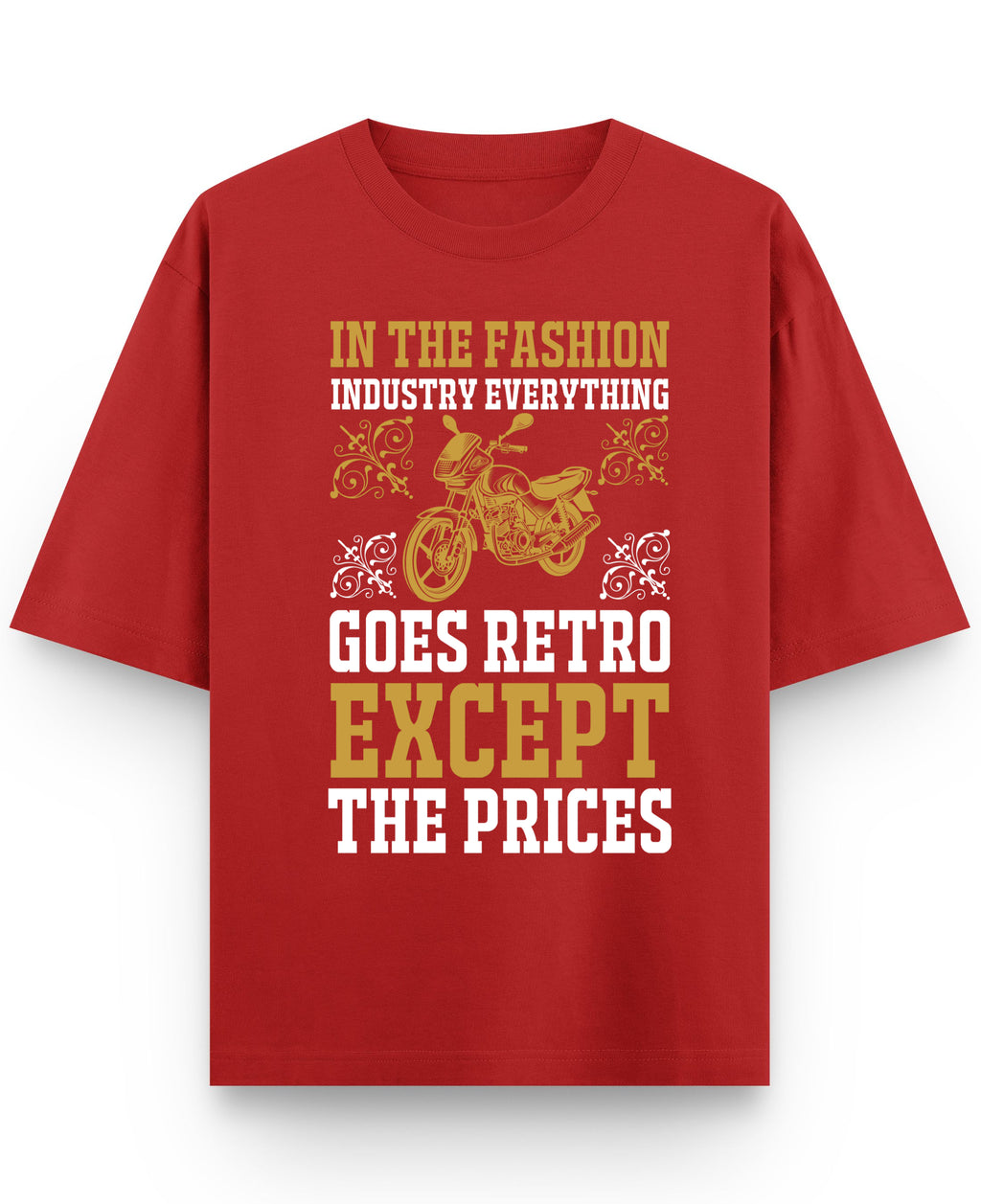 Red Oversized T-shirt Front Design