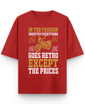 Red Oversized T-shirt Front Design