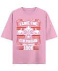 Baby Pink Oversized T-Shirt Front Design