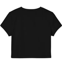 Black Baby Tee Back Design