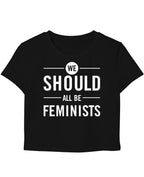 Black Baby Tee Front Design
