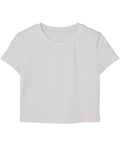 White Baby Tee Front Design