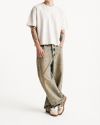 Off White Boxy Fit T-shirt - LitShirt