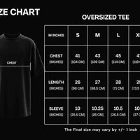 Don Like Morning Black Oversized T-Shirt