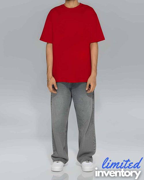Red Oversized T-Shirt