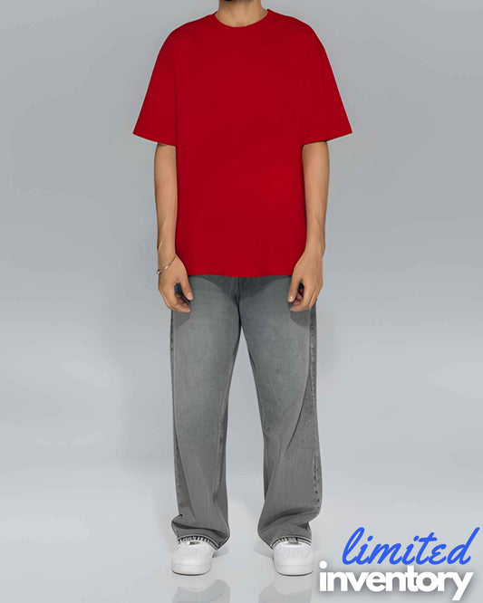 Red Oversized T-Shirt
