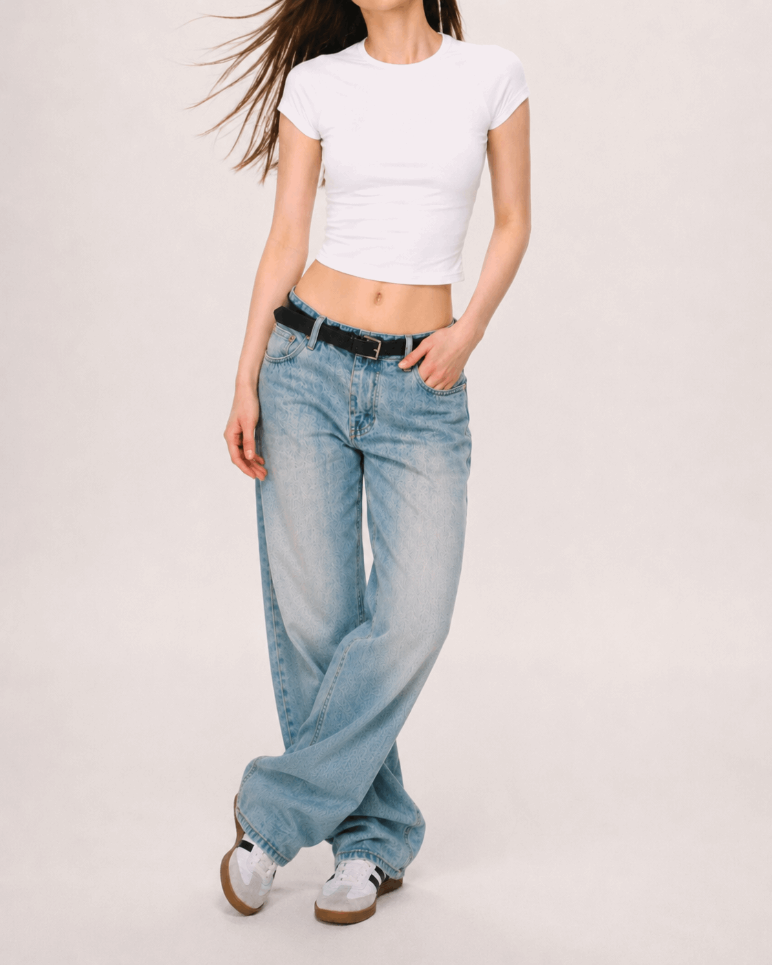 White Baby Tee